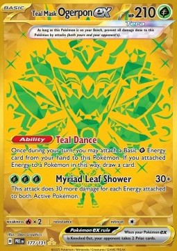 Teal Mask Ogerpon ex Prismatic Evolutions #177/131