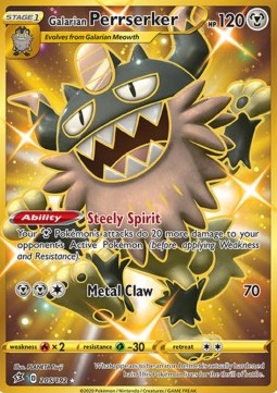 Galarian Perrserker Rebel Clash #205/192