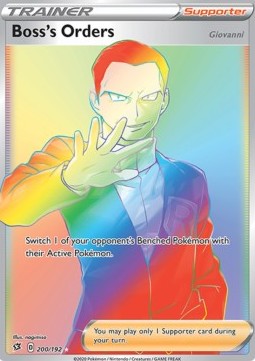 Boss's Orders - Giovanni Rebel Clash #200/192