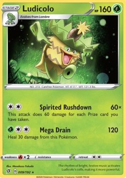 Ludicolo - Rebel Clash #9/192