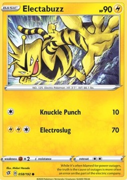 Electabuzz - Rebel Clash #58/192