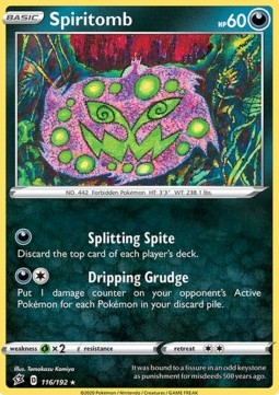 Spiritomb - Rebel Clash #116/192
