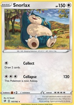 Snorlax - Rebel Clash #141/192