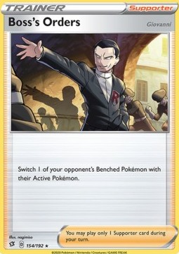Boss's Orders - Giovanni Rebel Clash #154/192