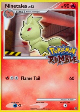 Ninetales Lv.42 Pokémon Rumble #3/16