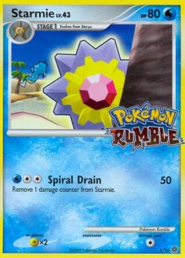 Starmie Lv.43 Pokémon Rumble #5/16