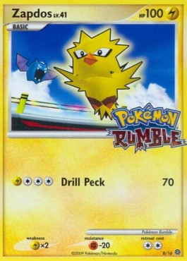 Zapdos Lv.41 Pokémon Rumble #8/16