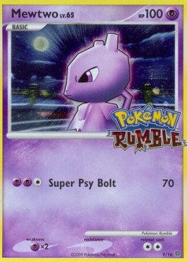 Mewtwo Lv.65 Pokémon Rumble #9/16