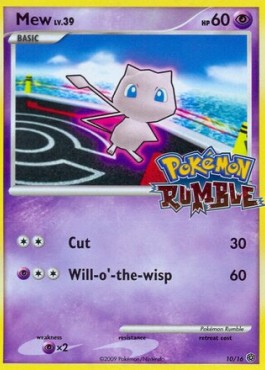 Mew Lv.39 Pokémon Rumble #10/16