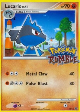Lucario Lv.41 Pokémon Rumble #12/16
