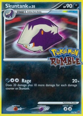 Skuntank Lv.35 Pokémon Rumble #13/16