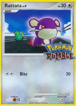 Rattata Lv.9 Pokémon Rumble #15/16