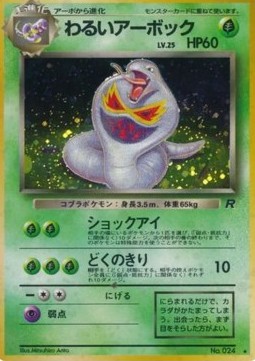 Dark Arbok Rocket Gang #24