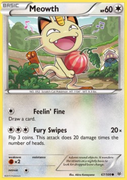 Meowth - Roaring Skies #67/108