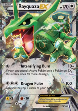 Rayquaza EX - Roaring Skies #75/108