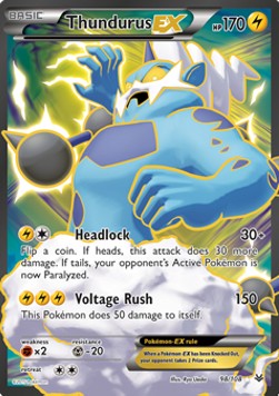 Thundurus EX - Roaring Skies #98/108
