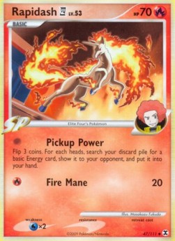 Rapidash Lv.53 Rising Rivals #47/111