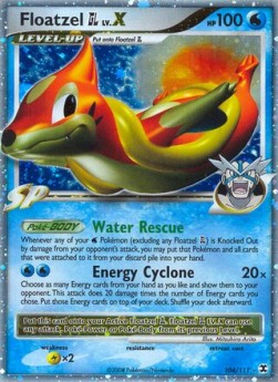 Floatzel LV.X Rising Rivals #104/111