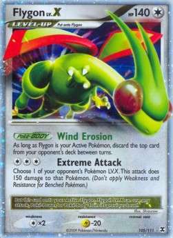 Flygon LV.X Rising Rivals #105/111