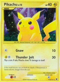 Pikachu Lv.12 Rising Rivals #112/111