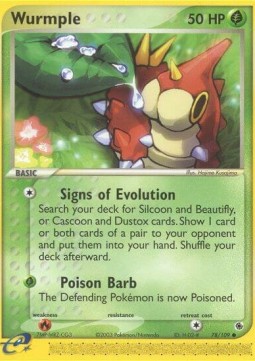 Wurmple - EX Ruby & Sapphire #78