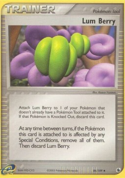 Lum Berry EX Ruby &amp; Sapphire #84