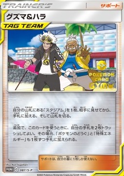 Guzma & Hala Sword &amp; Shield Promos #87