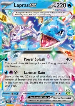 Lapras ex - Stellar Crown #032/142