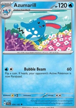 Azumarill - Stellar Crown #034/142