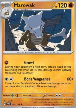 Marowak - Stellar Crown #073/142