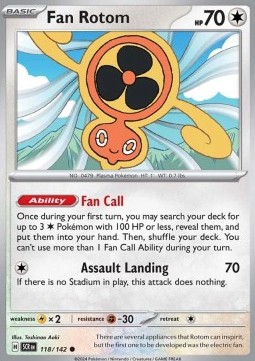 Fan Rotom Stellar Crown #118/142