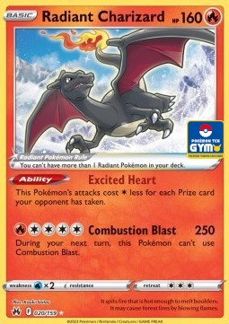 Radiant Charizard Southeast Asia Promos #020