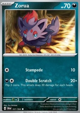 Zorua - Shrouded Fable #031/64
