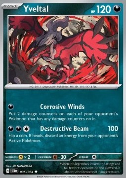 Yveltal - Shrouded Fable #035/64