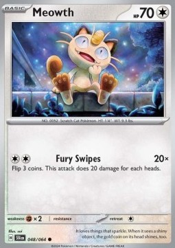 Meowth - Shrouded Fable #048/64