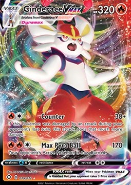 Cinderace VMAX - Shining Fates #19/72