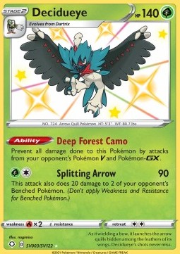 Decidueye Shining Fates #3/72