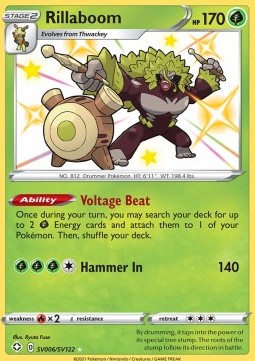 Rillaboom Shining Fates #6/72