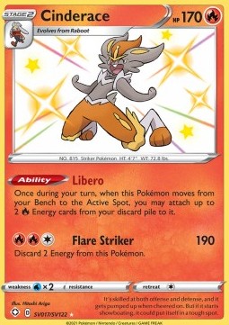 Cinderace - Shining Fates #17/72