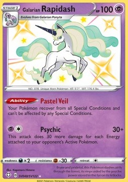 Galarian Rapidash Shining Fates #48/72