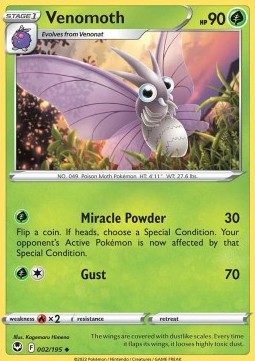 Venomoth - Silver Tempest #002/195