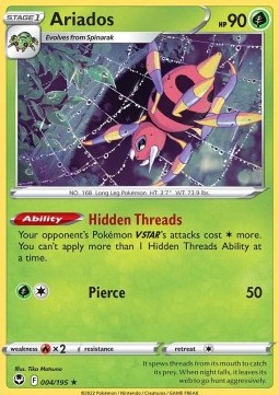 Ariados - Silver Tempest #004/195