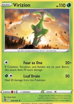 Virizion - Silver Tempest #014/195