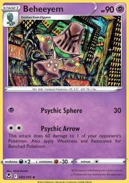 Beheeyem - Silver Tempest #080/195