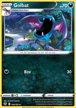 Golbat - Silver Tempest #104/195