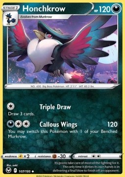 Honchkrow - Silver Tempest #107/195