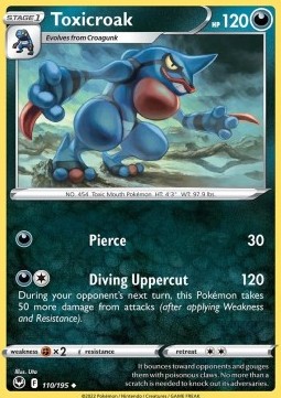 Toxicroak - Silver Tempest #110/195