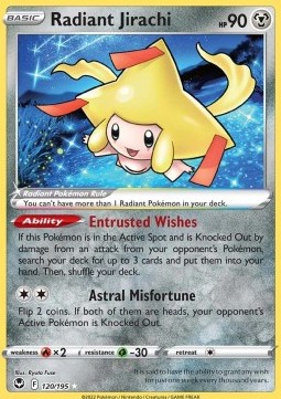 Radiant Jirachi Silver Tempest #120/195