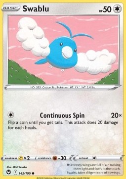 Swablu - Silver Tempest #142/195