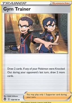 Gym Trainer Silver Tempest #158/195
